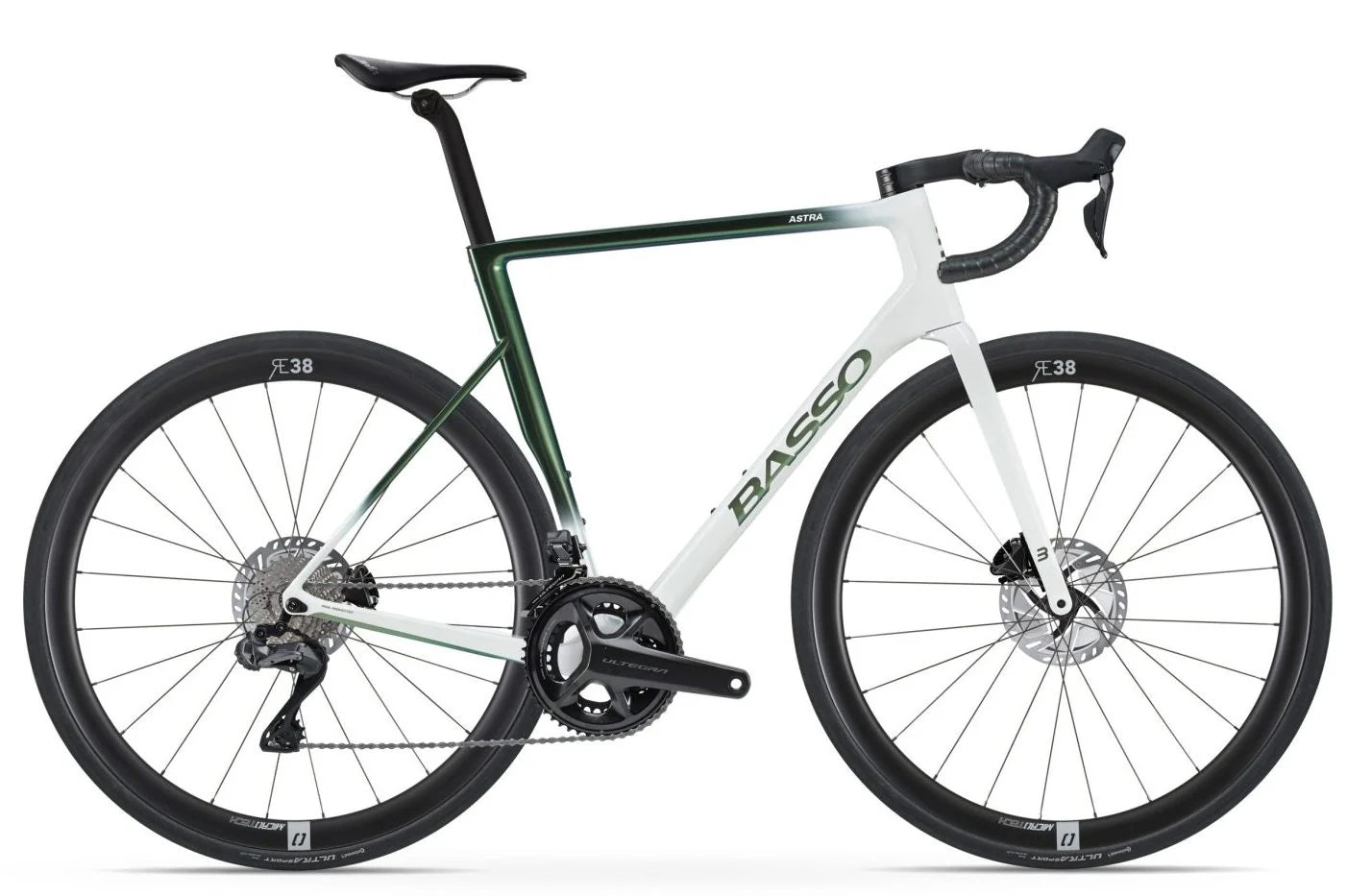 PRONTA CONSEGNA BASSO ASTRA 23 POP GREEN | 105 DI2 MR LITE 53 | 50-34 172.5 11-34