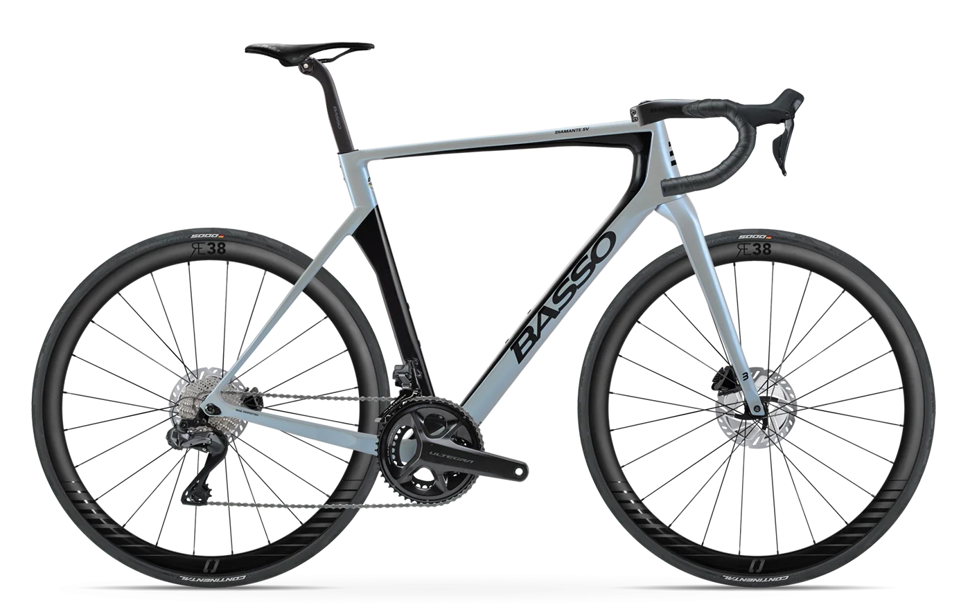 PRONTA CONSEGNA BASSO DIAMANTE DISC 23 STEALTH | D.ACE DI2 RE38 53 | 52-36 172.5 11-34