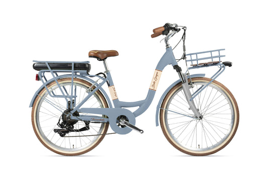 City Bike Elettrica Tecnobike Belle Epoque 26