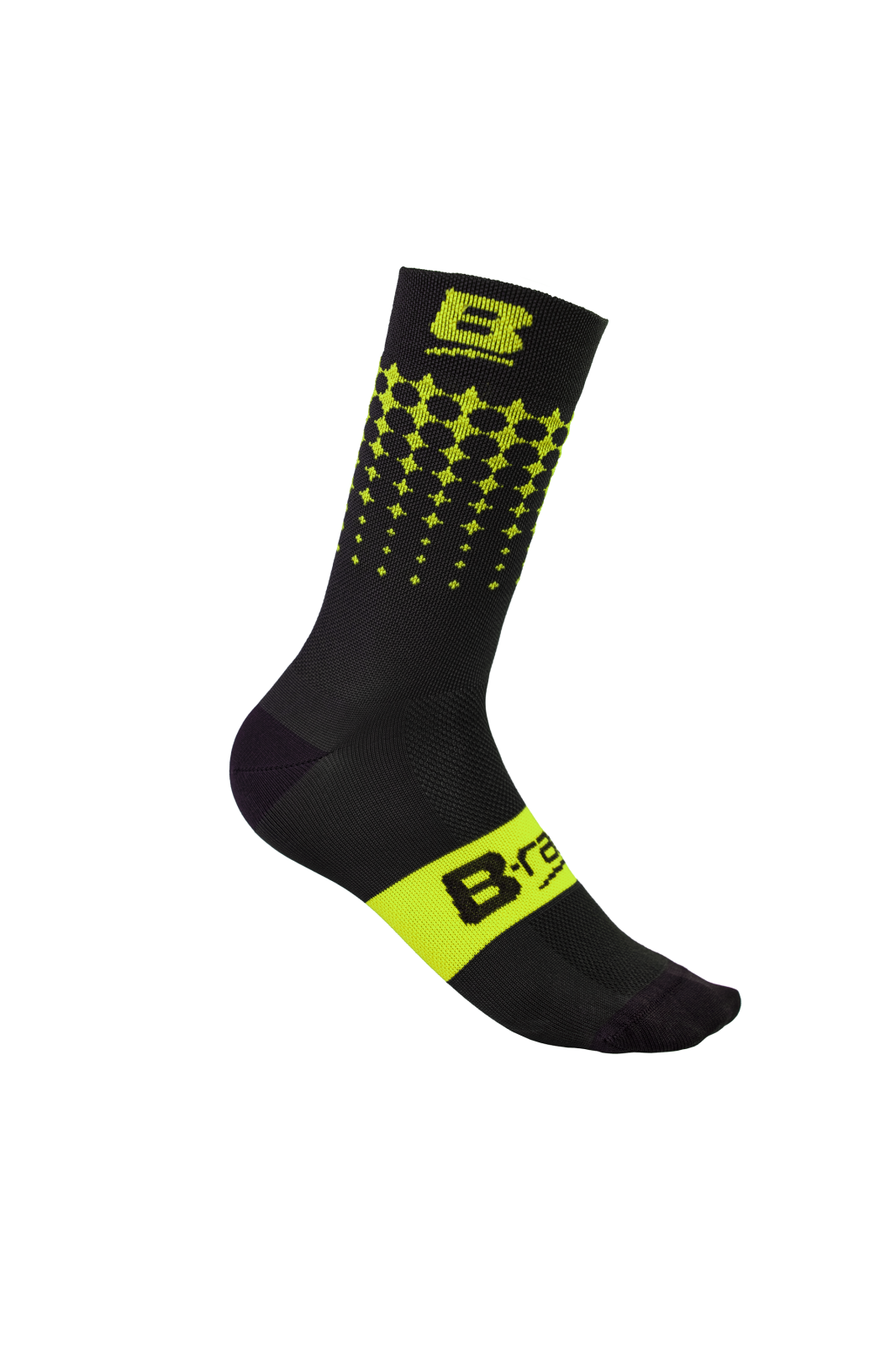 CALZE B-RACE SOFT AIR PLUS NERO/GIALLO 40-43 M