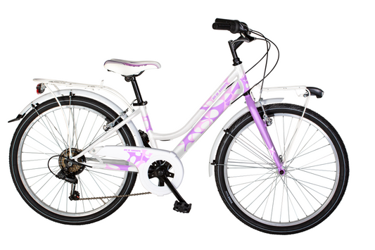 City Bike Velomarche Red Moon City Lady 24