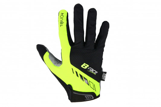 GUANTI B-RACE BUMP GEL PRO NERO/LIME
