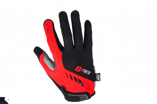 GUANTI B-RACE BUMP GEL PRO NERO/ROSSO