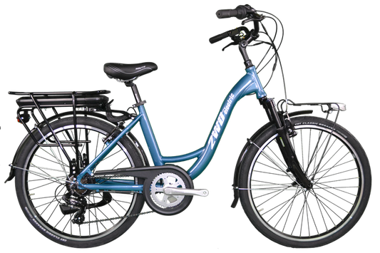 Electric City Bike 2WD E-green 26